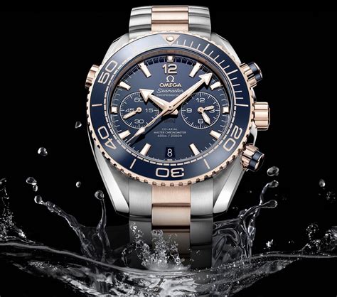 omega planet ocean chronograph blue